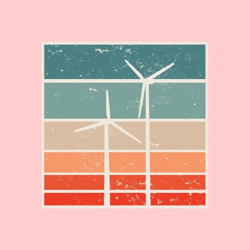 Graphique de puissance éolienne éolienne éolienne