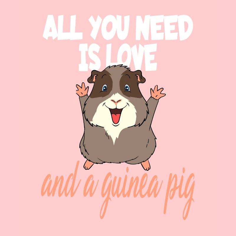 Conception d'amour et de cochons d'Inde