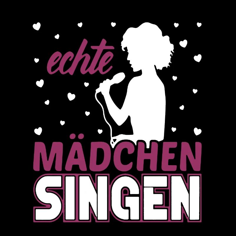 Echte Mädchen singen Sängerin Singen Hobby