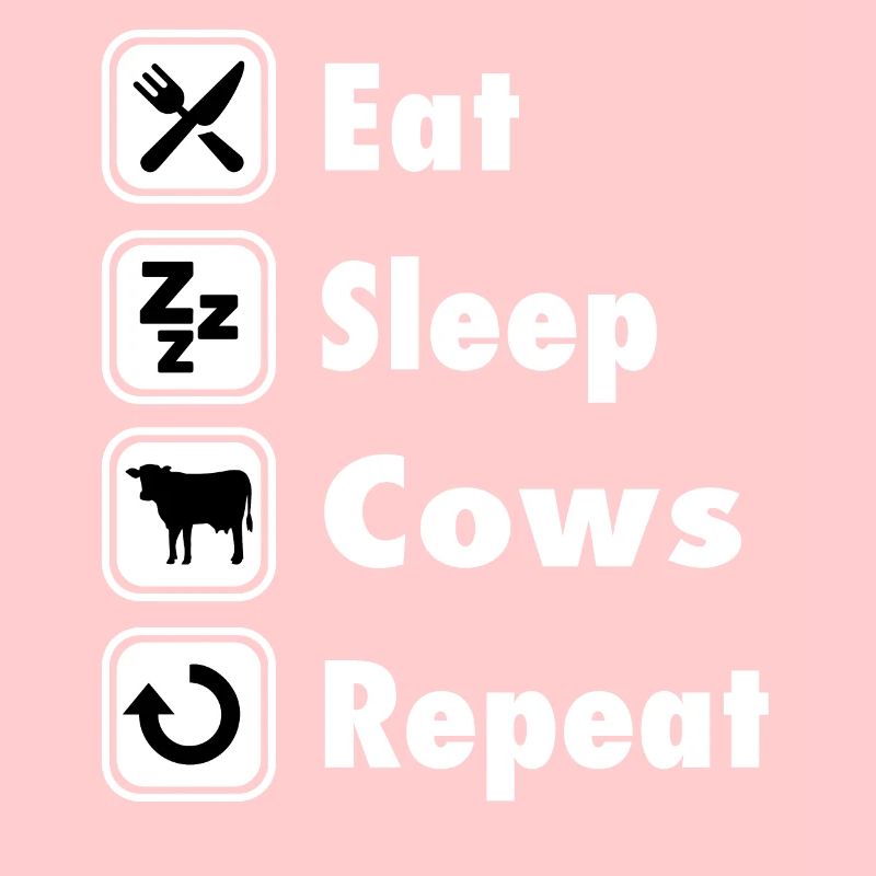 TEE - Eat Sleep Cows Repeat