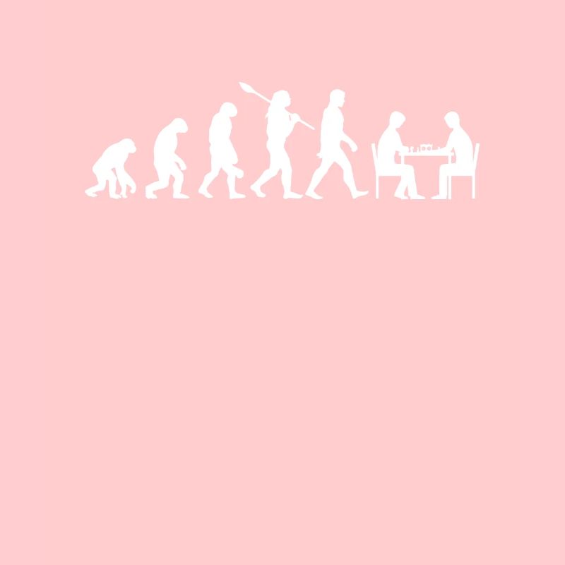 Evolution Schach Schachspieler Schachspiel