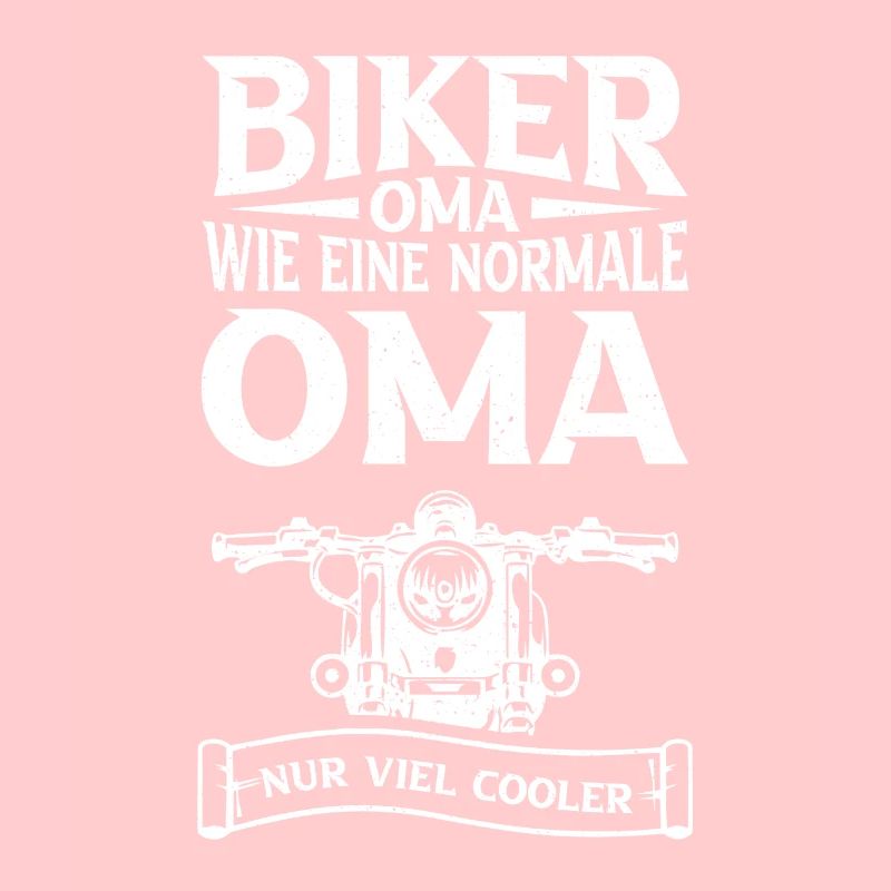 Biker Motorrad Oma Geschenk