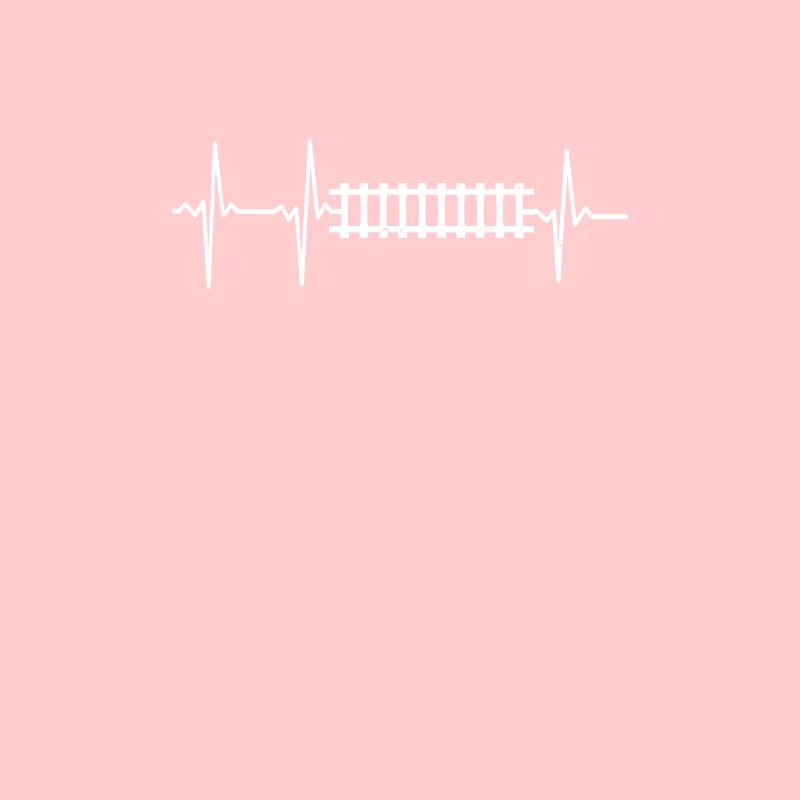 Model Railroad Heartbeat ECG Gift
