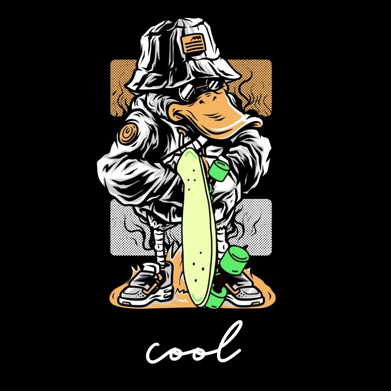 Kinder Ente Skateboard cool