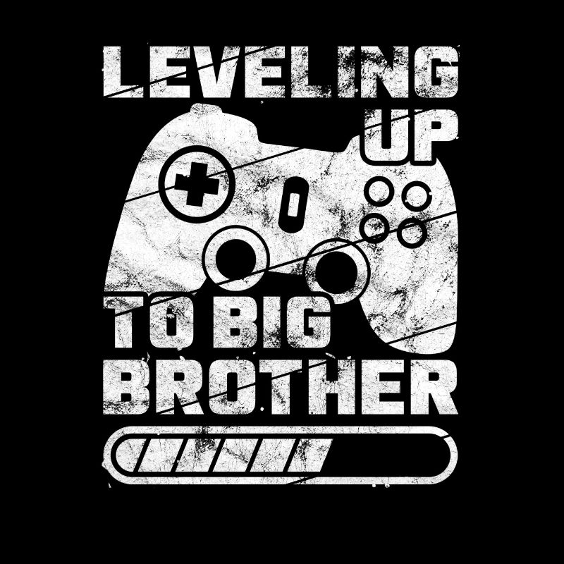 Leveling up Großer Bruder Big Brother Geschenkidee