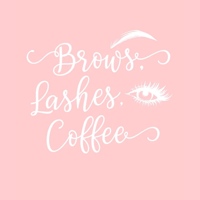 Brows Lashes Coffee