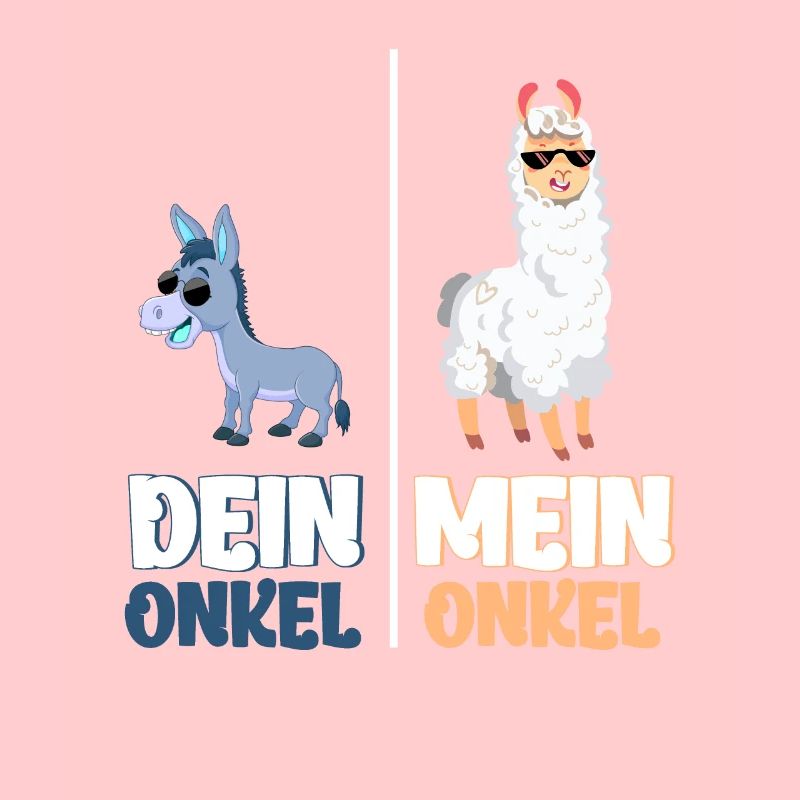 Mein Onkel Dein Onkel Lustiges Lama Geschenk