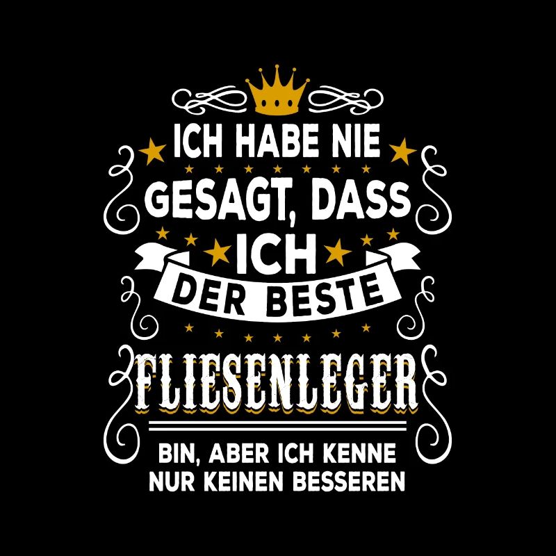 Bester Fliesenleger Handwerker Fliesen Beruf