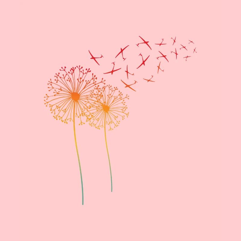 Pusteblume Dandelion Glider Glider Glider