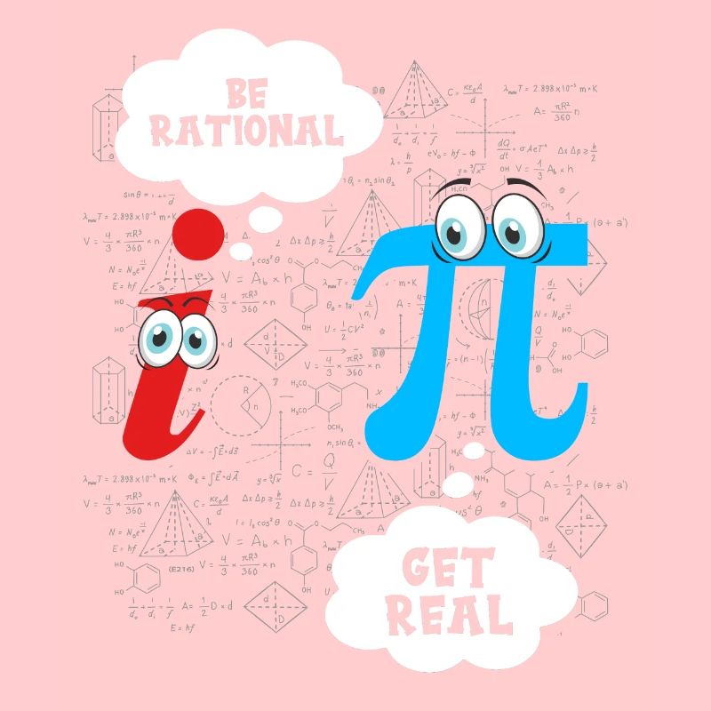 Funny Be Rational Get Real Math Pun Statistiken