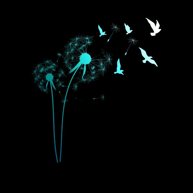 Pusteblume Vögel Vogel Löwenzahn Geschenk