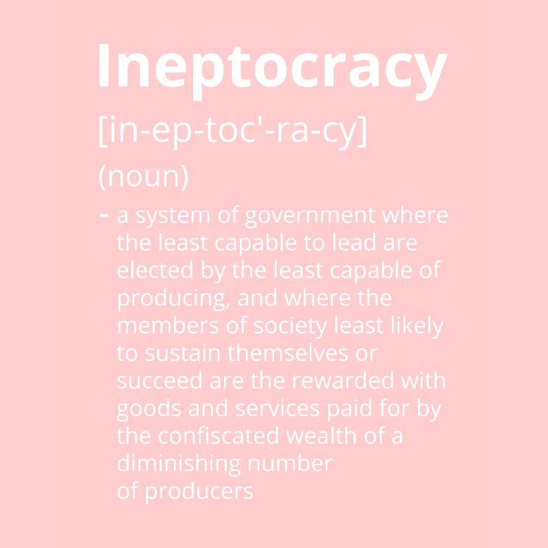 Ineptocracy Definition Description