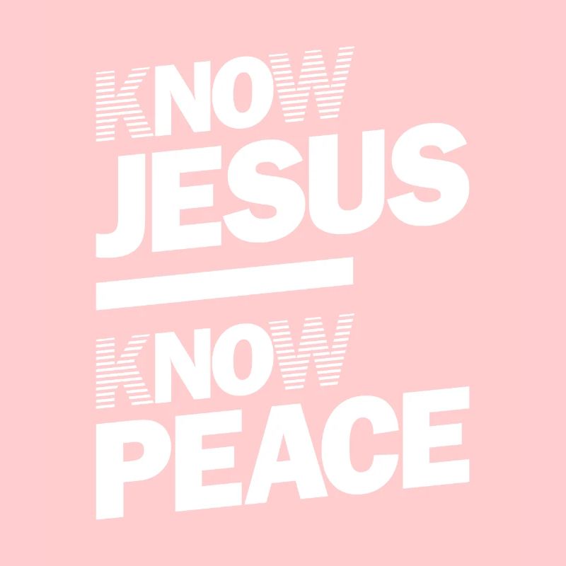 Sachez que Jésus connaît la paix | Conception chrétienne