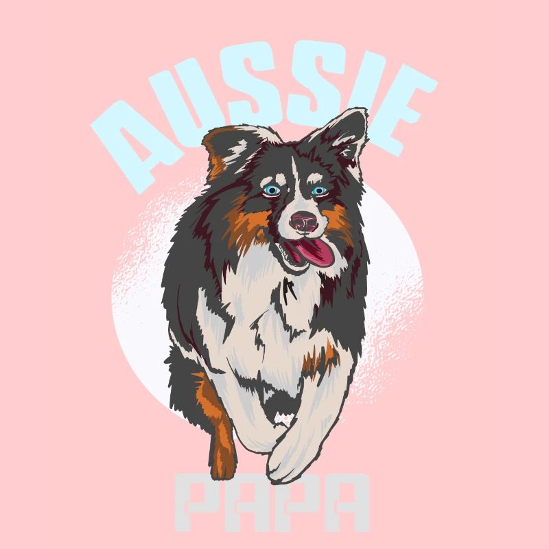 Aussie Papa Australian Shepherd Geschenk