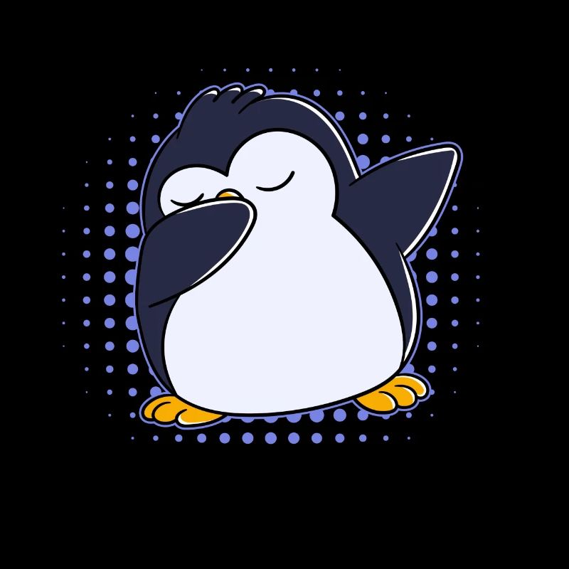 Dabbing Pinguin