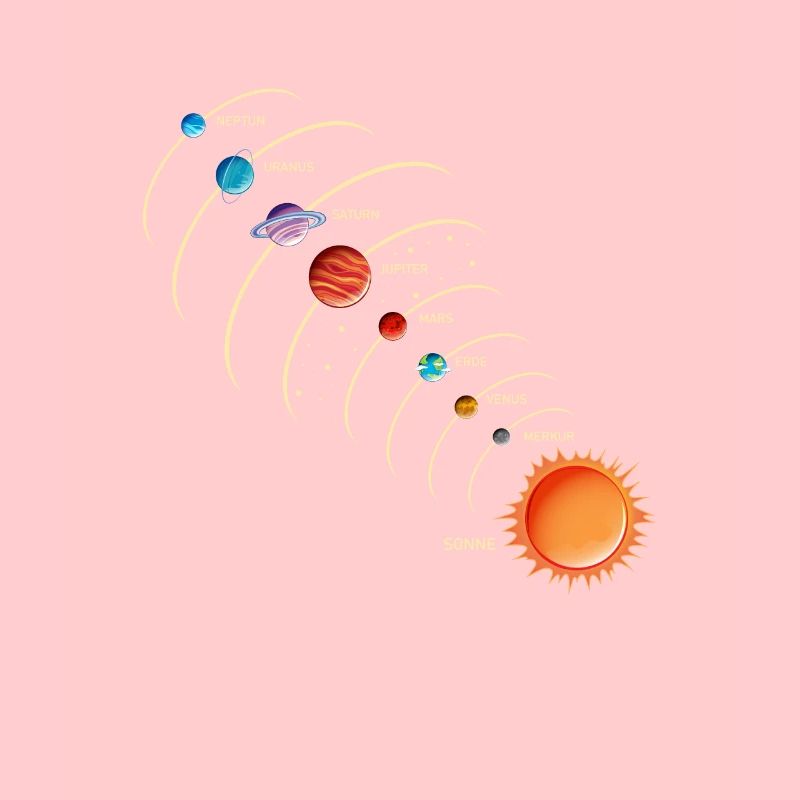 Système solaire Planètes soleil Physique Astronaute