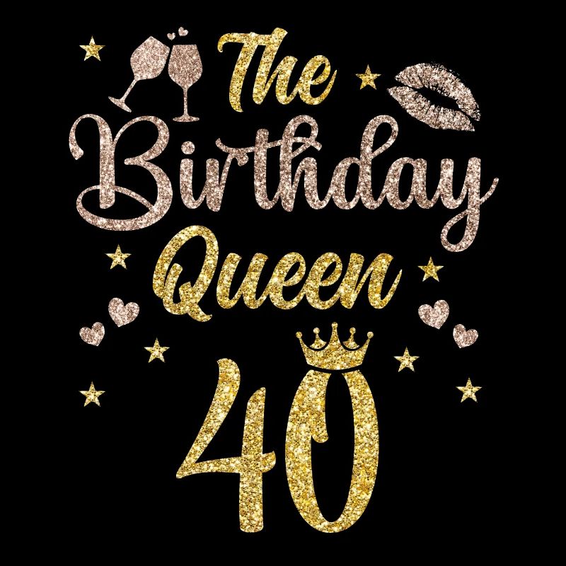 40.Geburtstag Königin 40 Jahre Vierzig