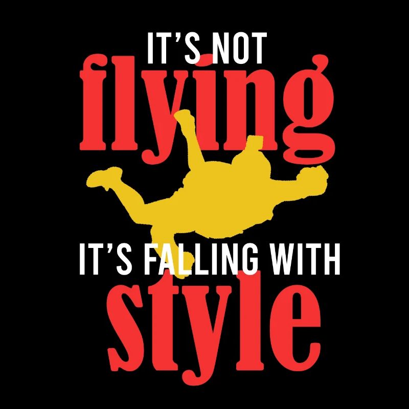 Skydiving is not flying, but falling