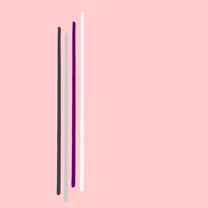 Subtle Demisexual Pride Flag, Demi Pride Month