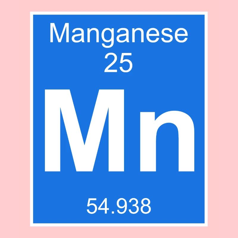 Tableau périodique des éléments chimiques du manganèse