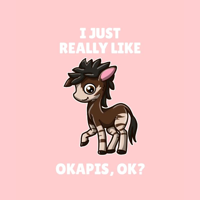 Amoureux des animaux Okapi j’aime vraiment les okapis