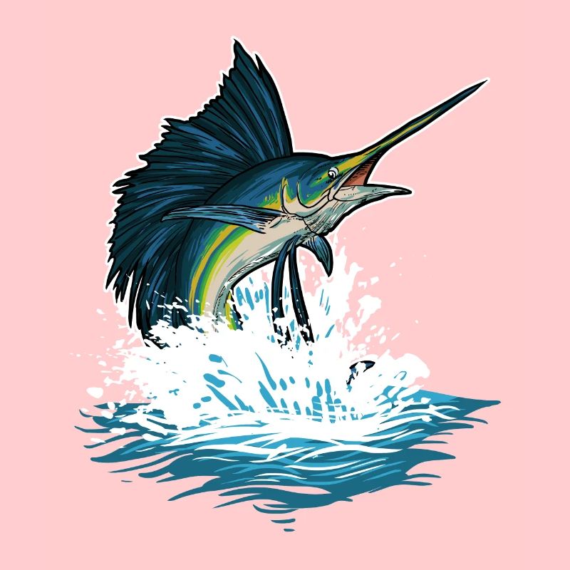 Poisson d’eau profonde Créatures marines Espadon Océan