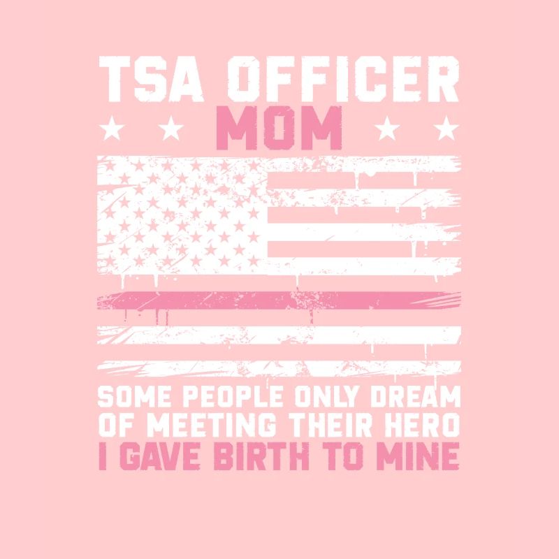 Patriotic Transportation Security Hero For A TSA