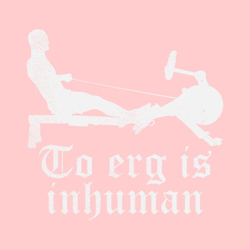 Rowing is inhumane - rowing machine rower