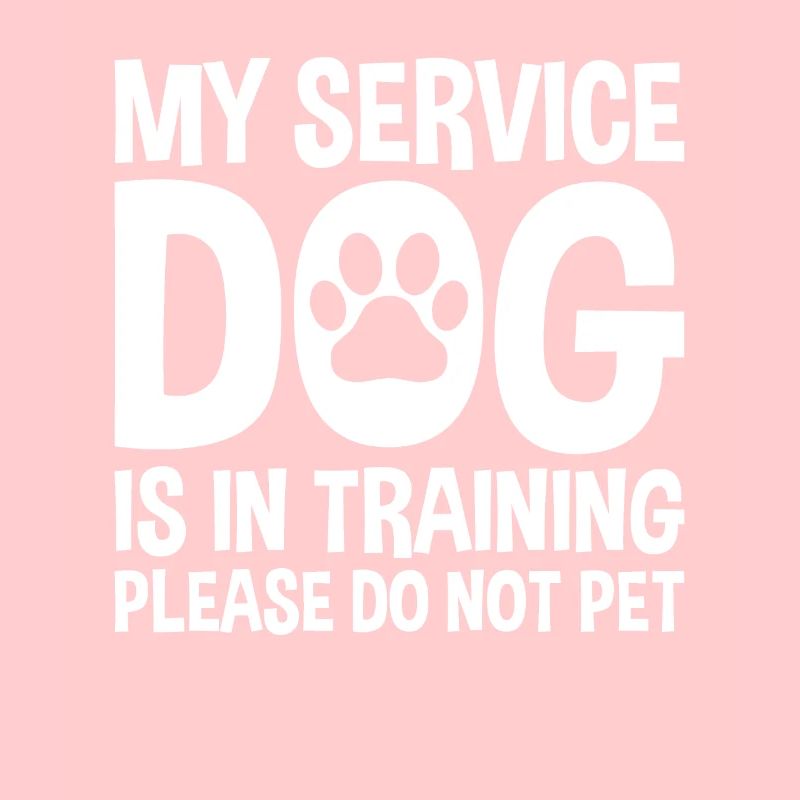 My service dog is in training