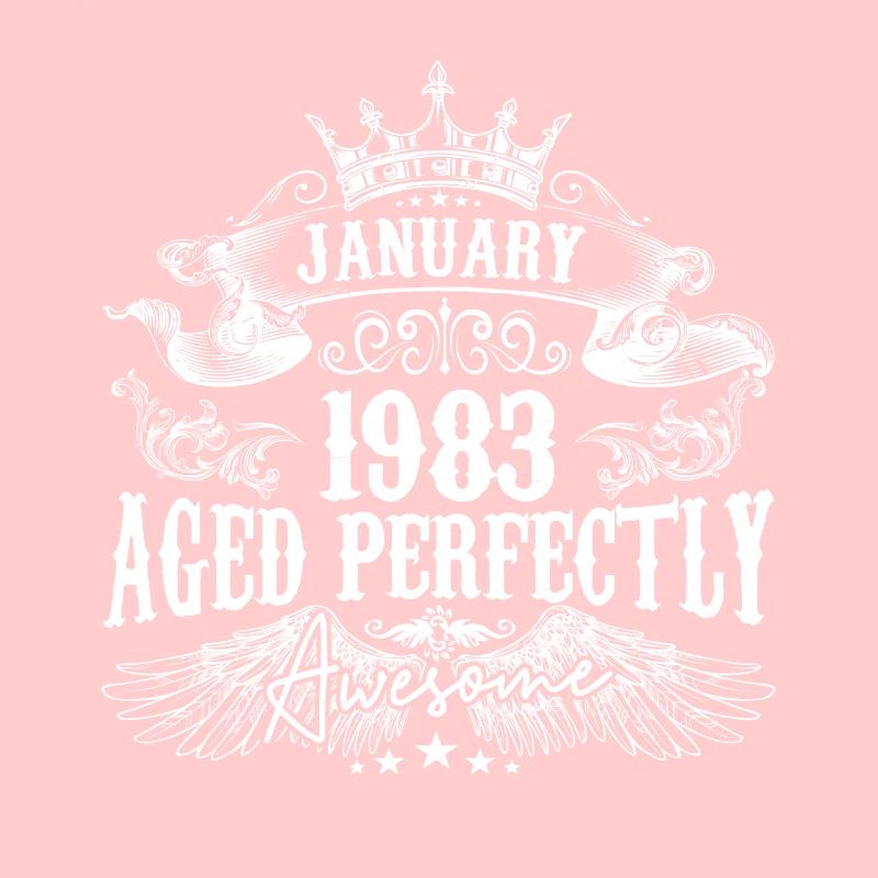 1983| Januar 1983 Geburtstag Perfekt gealtert