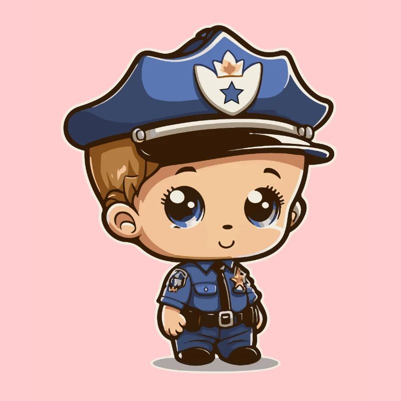 Young policeman