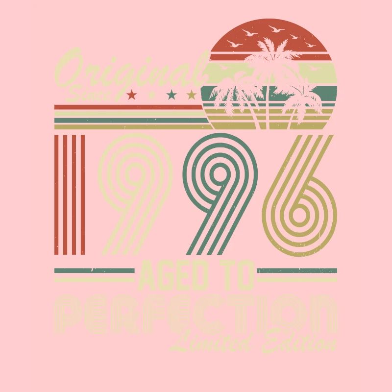Design d’anniversaire Vintage créatif 1996