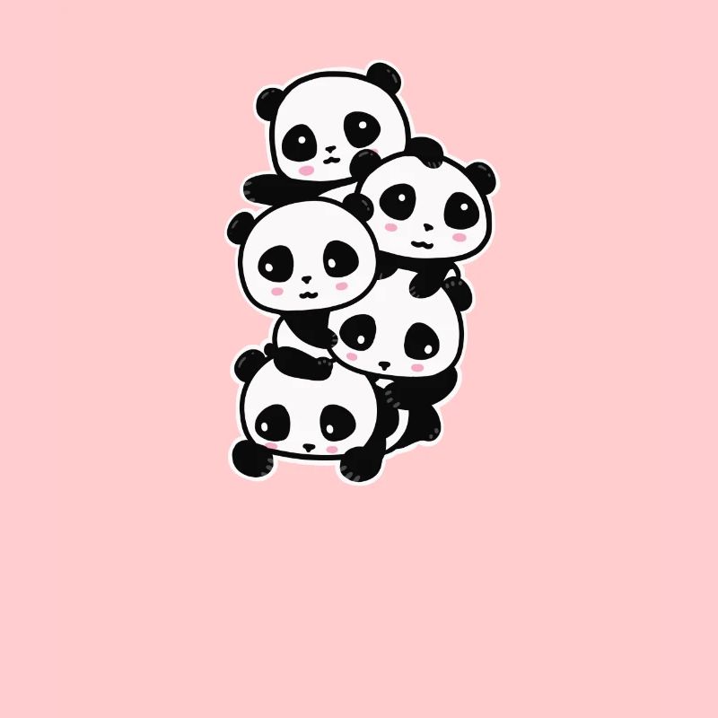 Panda Pile - Pandas mignonnes et magiques Kawaii Bears
