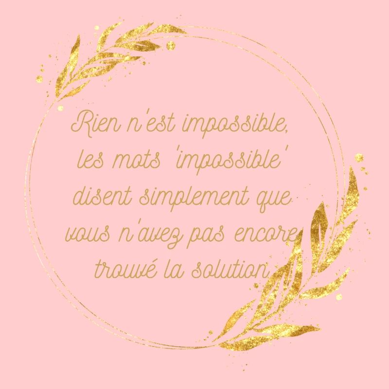 Impossible n'est pas Solution
