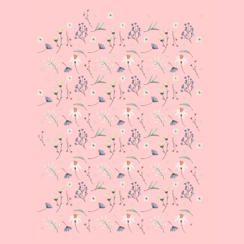 Pastel floral pattern