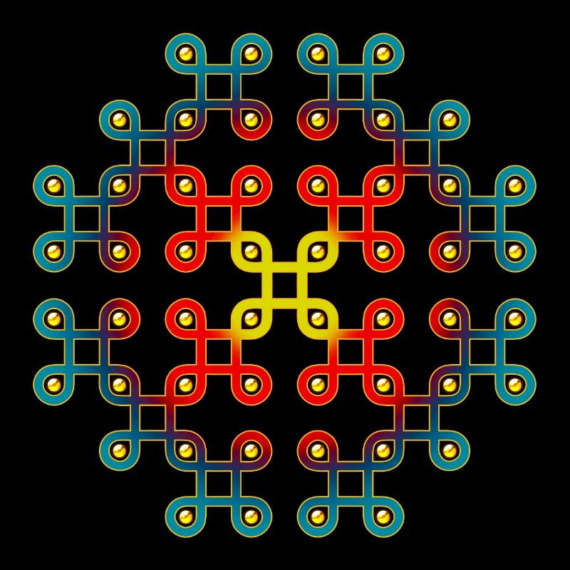 INFINITY LOOP - symbol interconnectedness of all