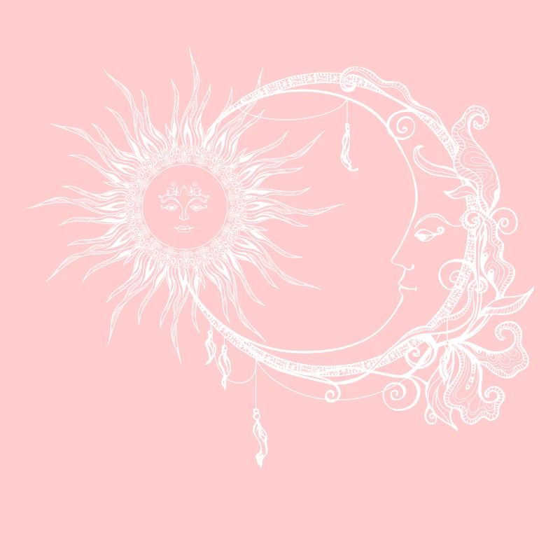 Lune et soleil style boho