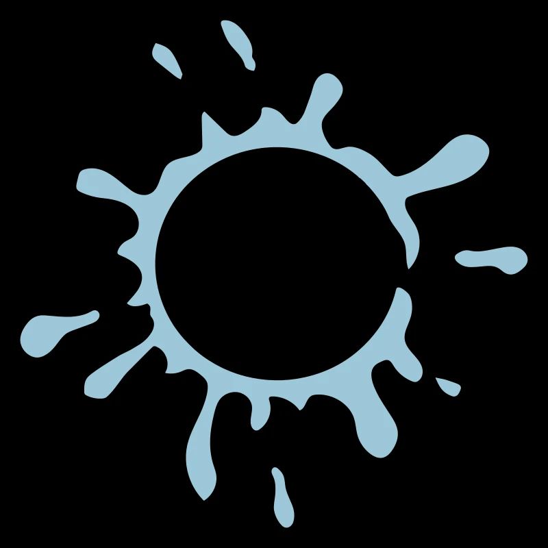 Platzende Seifenblase Design