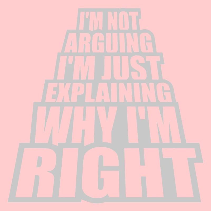 I m not arguing