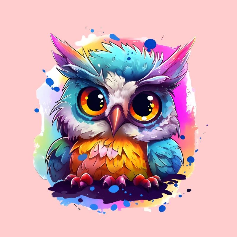 Niedliche Wachsame Eule | Nachtschwärmer Eule