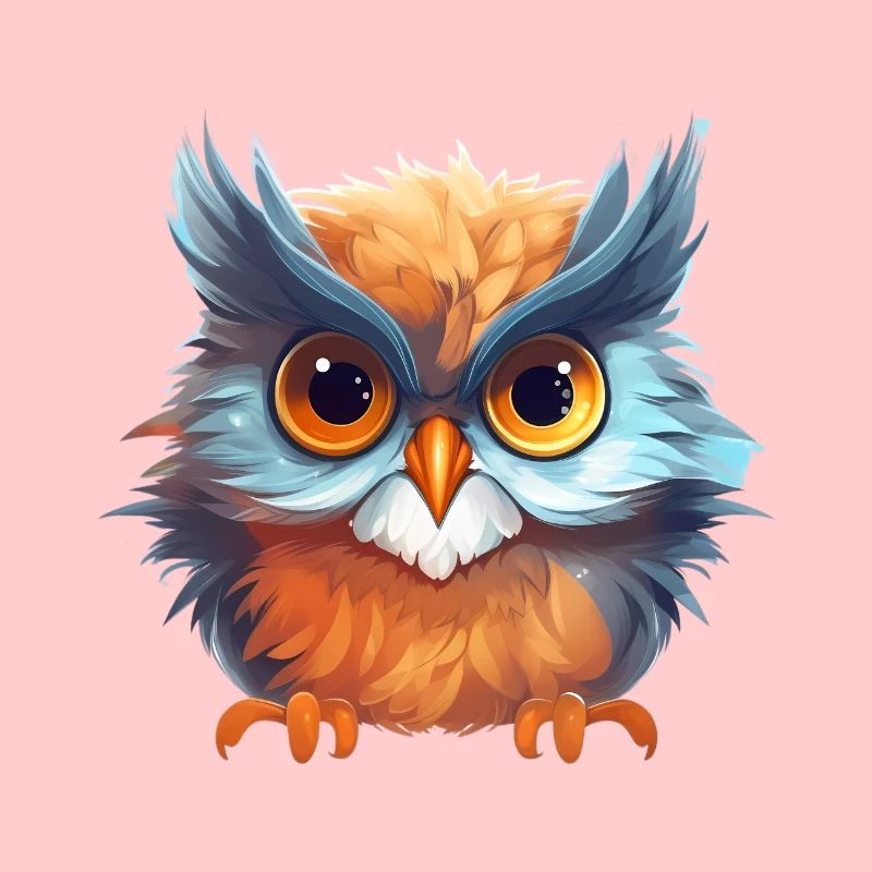 Niedliche Wachsame Eule | Nachtschwärmer Eule