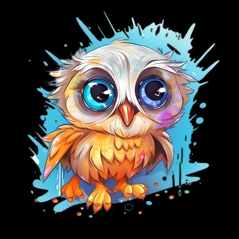 Niedliche Wachsame Eule | Nachtschwärmer Eule