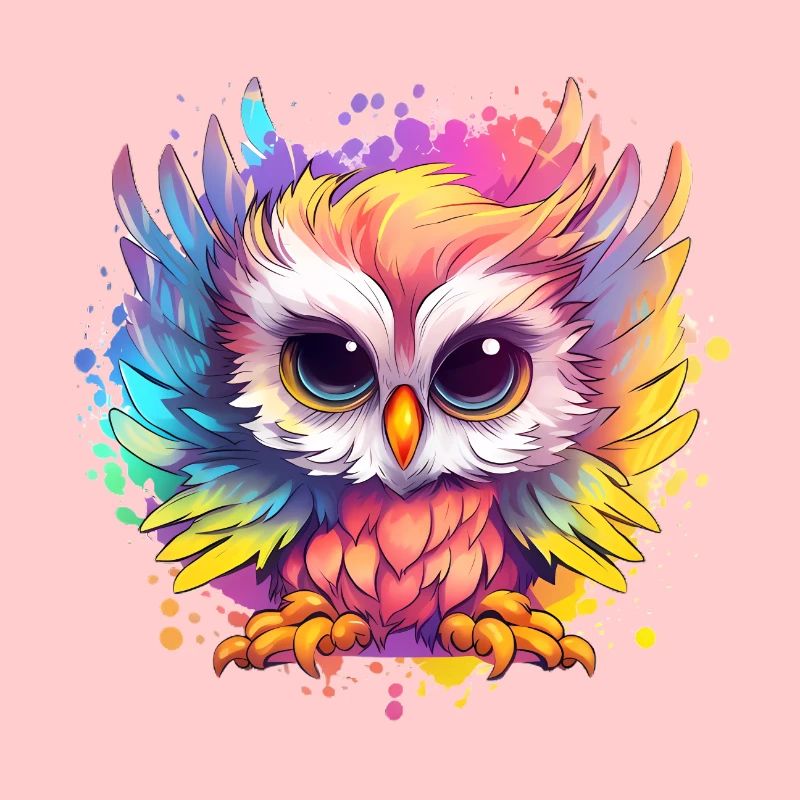 Niedliche Wachsame Eule | Nachtschwärmer Eule