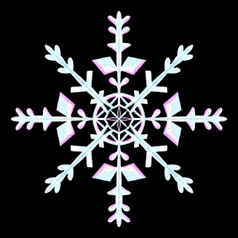 Cristal de glace / Flocon de neige