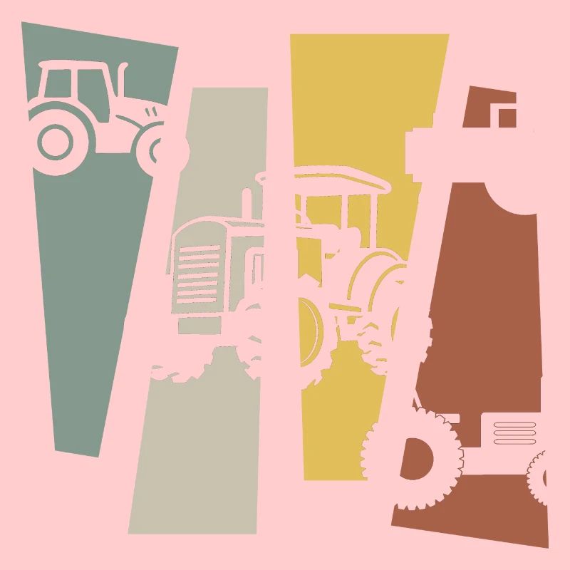 Vintage Retro Tractor