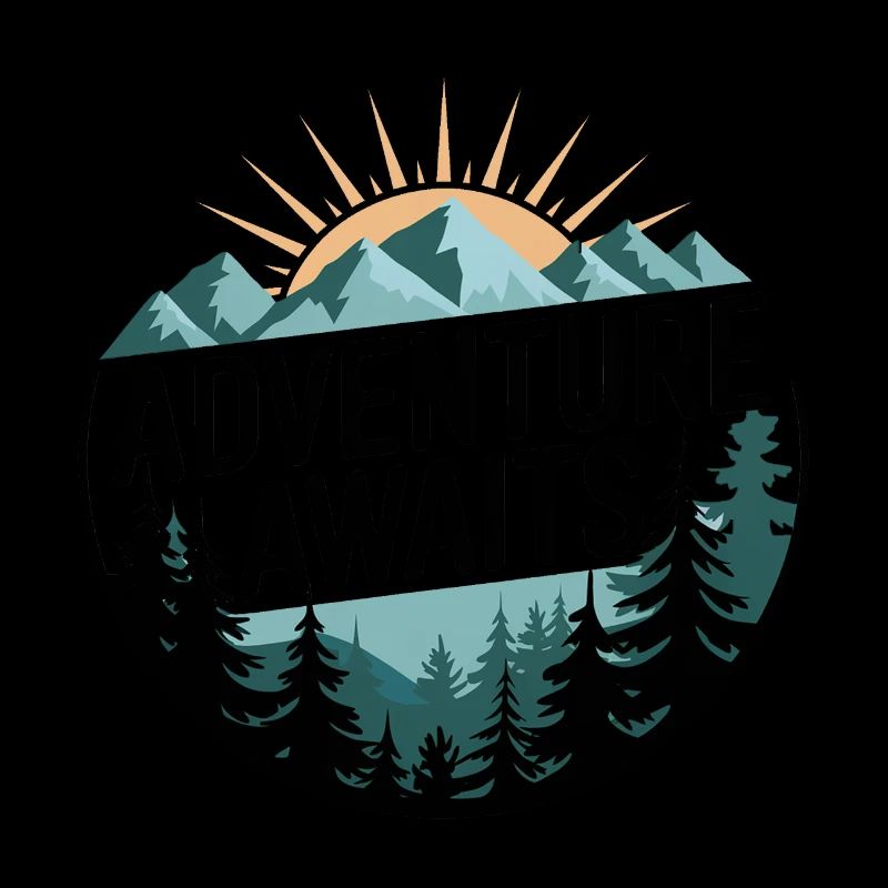 Adventure Awaits – Mountain Panorama