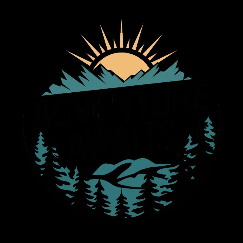 Adventure Awaits – Mountain Panorama