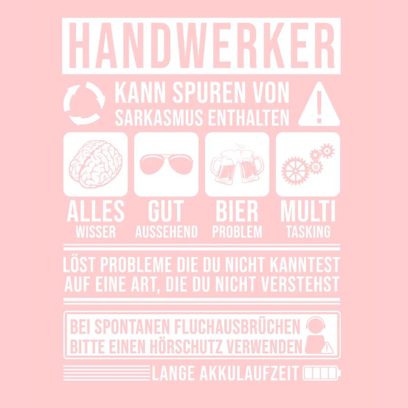 Handwerker Spruch lustig