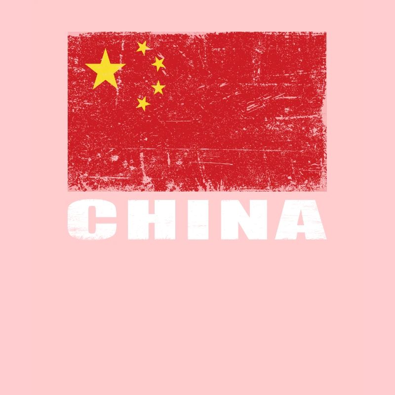 Drapeau de Chine Grunge Drapeau de Chine