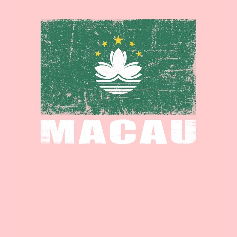 Drapeau de Macao Grunge Drapeau de Macao
